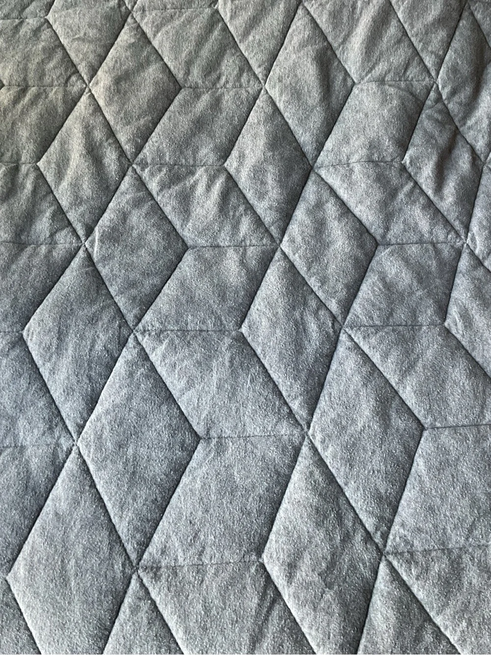 Pottery Barn Kids Gray Jersey Twin Quilt Reversible